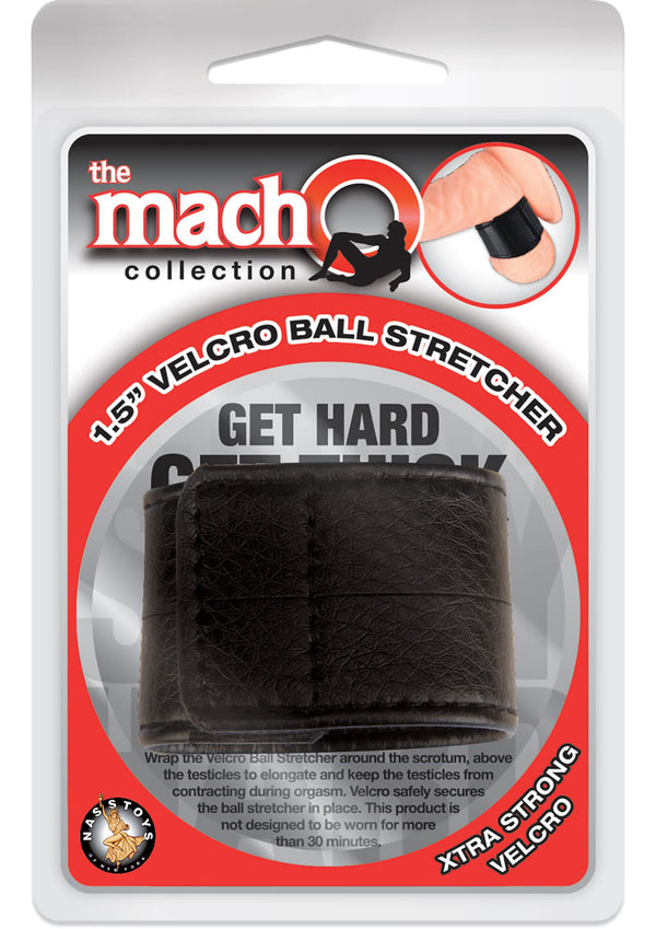 Macho Velcro Ball Stretcher - Black
