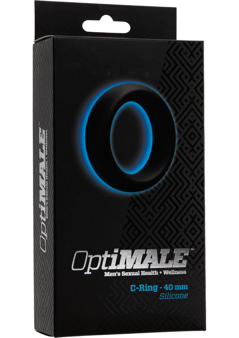 Optimale Silicone Cock Ring 40Mm - Black