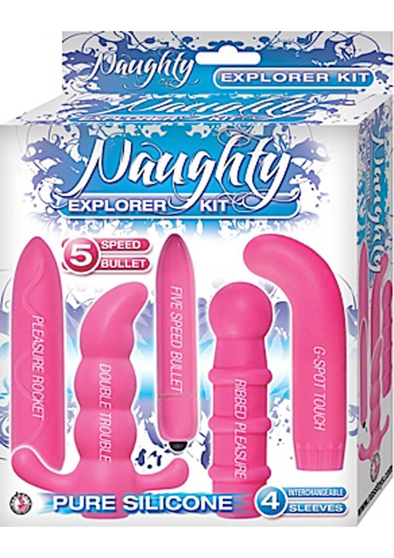 Naughty Explorer Silicone Kit Waterproof Pink
