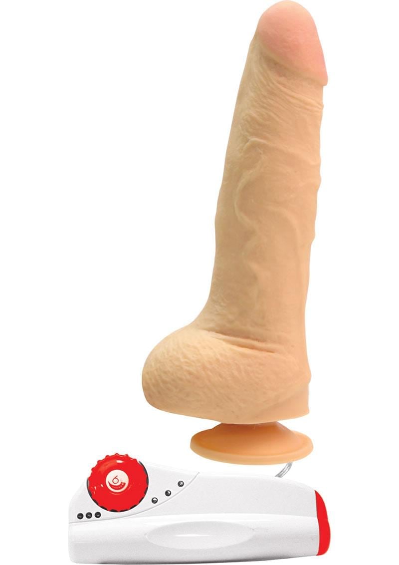 Average Joe Kevin The Firefighter Wired Remote Control Dildo White 6 Inch