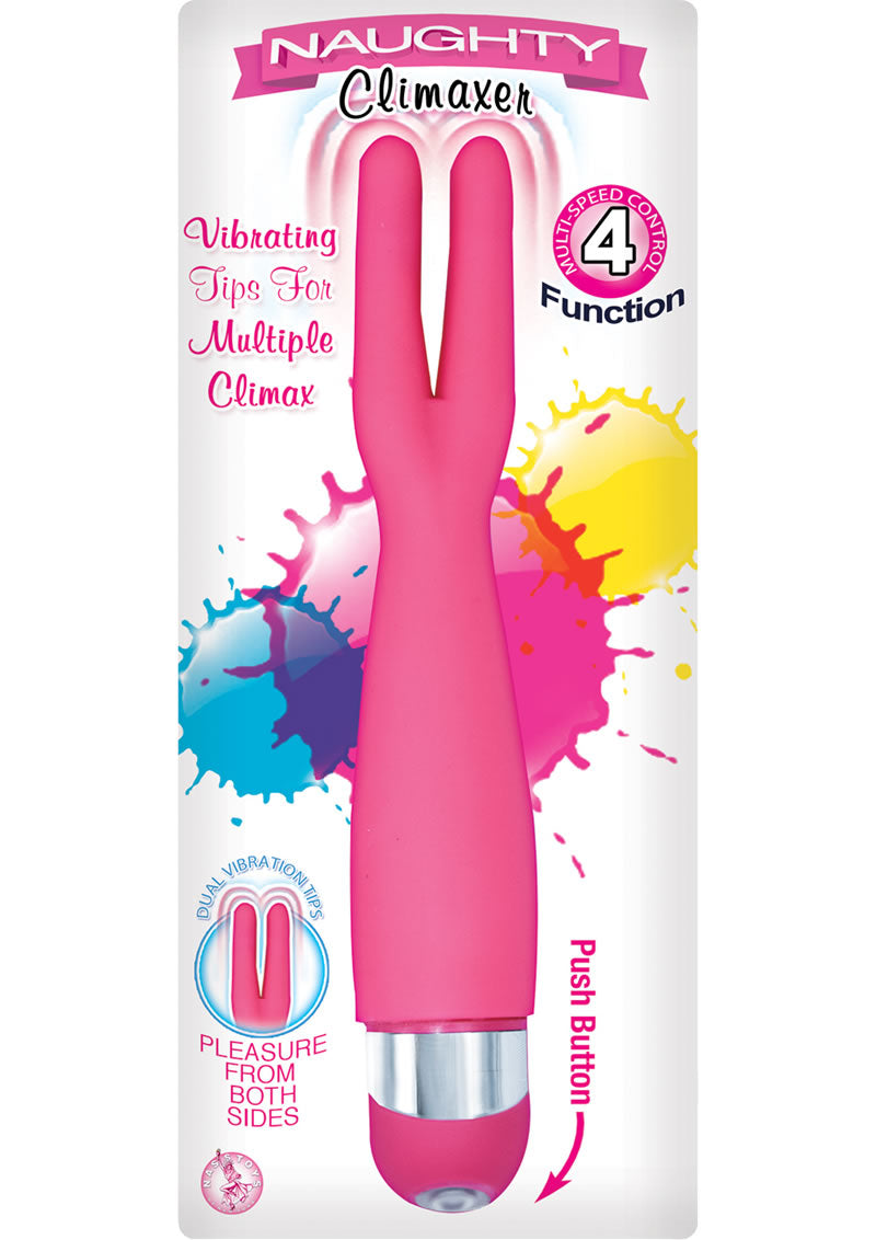 Naughty Climaxer Dual Vibrator - Pink