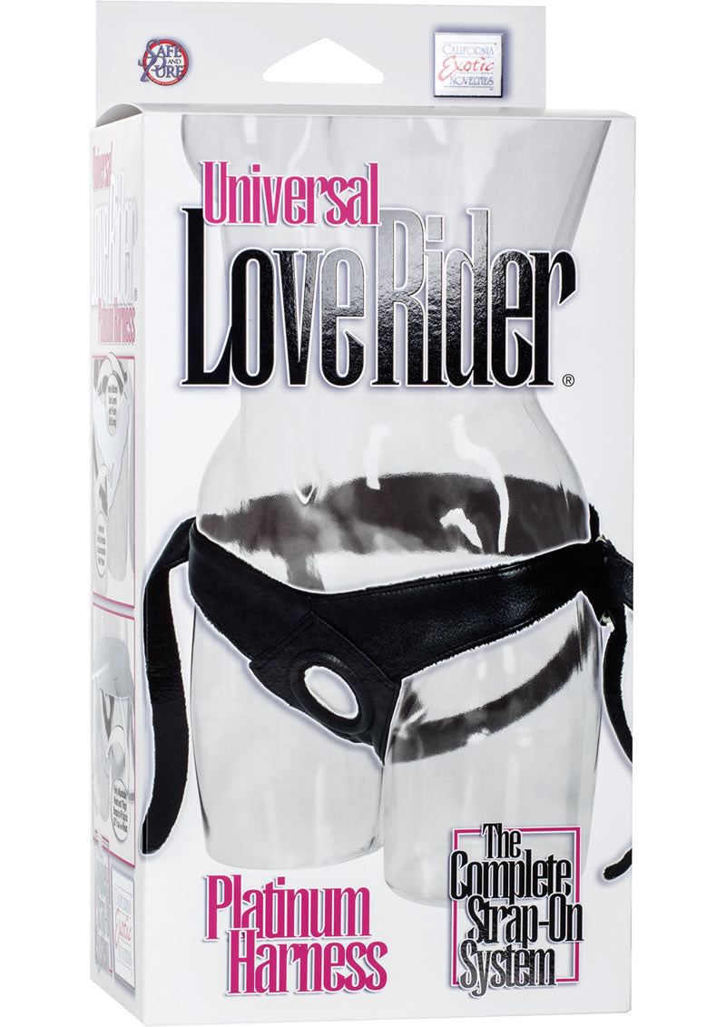 Love Rider Platinum Harness Strap-On - Black