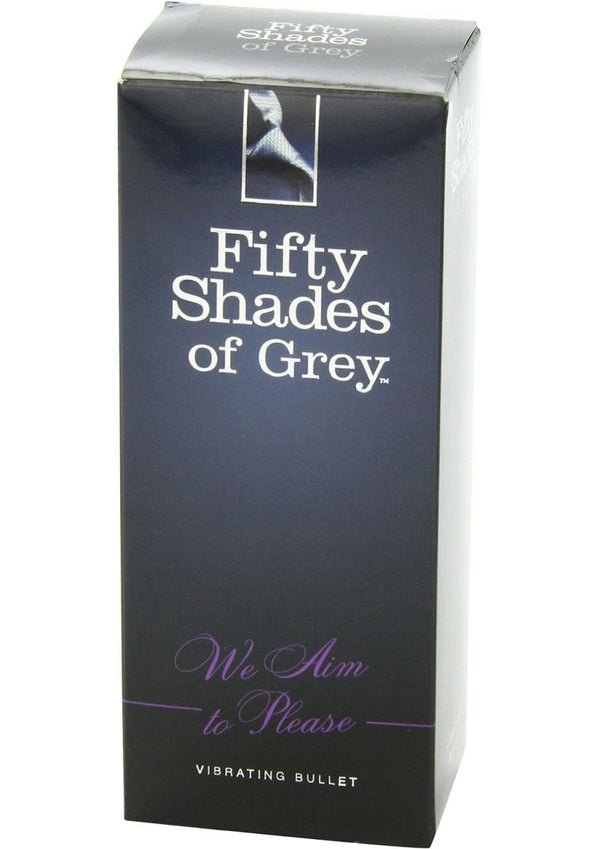 Fifty Shades of Grey We Aim To Please Vibrating Bullet - Silver
