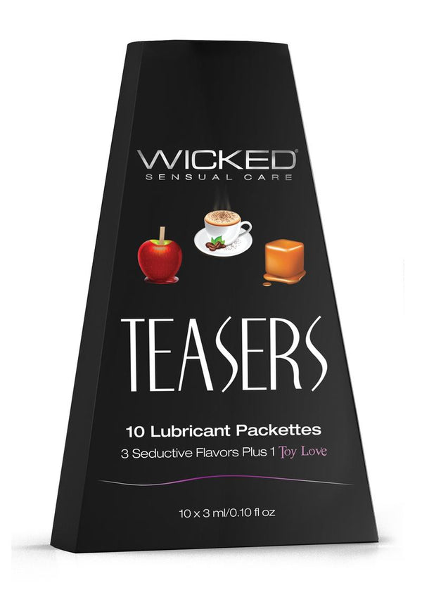 Wicked Teasers Flavored Lubricant Refills 12 Packs Per Box