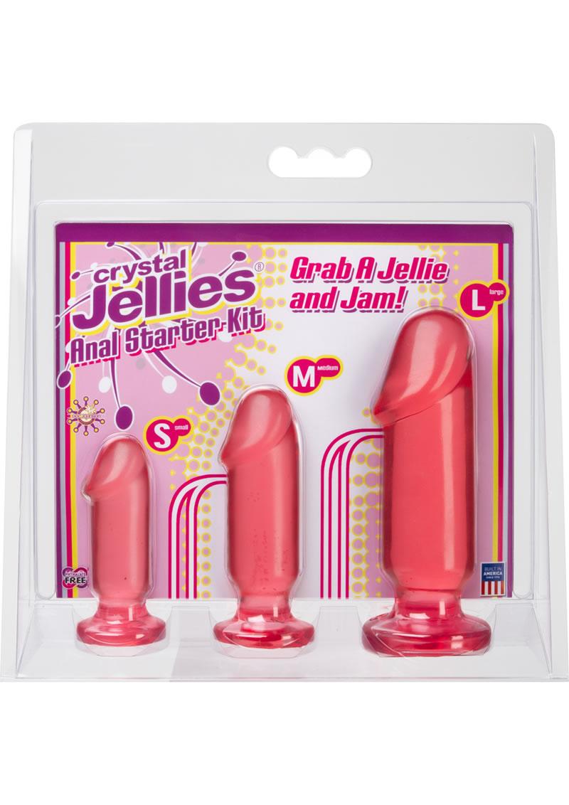 Crystal Jellies Anal Starter Kit Pink