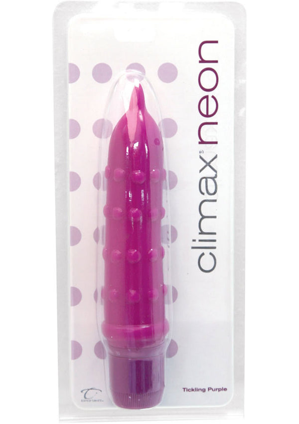Climax Neon Tickling Vibrator - Purple