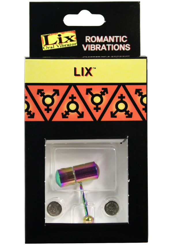 Lix Thrasher Oral Vibrator Rainbow