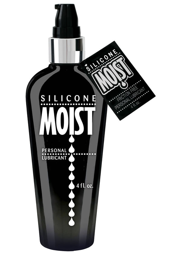 Moist Silicone Personal Lubricant 4 Ounce Pump