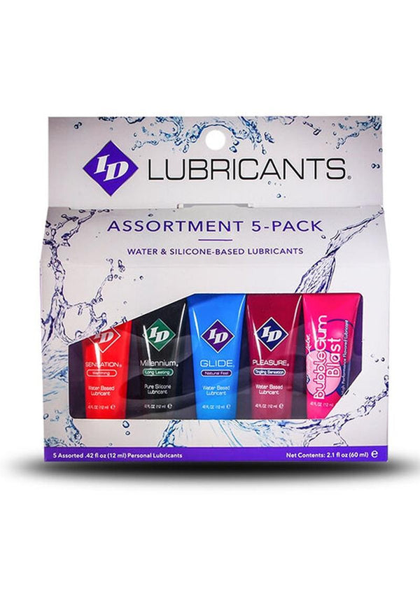 Id Sensual Lubricants Assortment 5 Pack