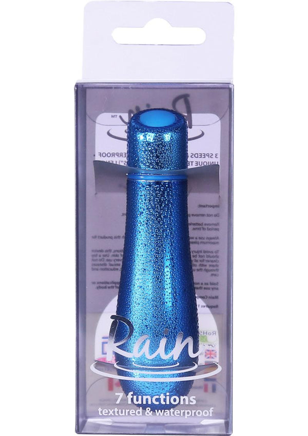 Rain 7 Function Textured Bullet Waterproof Blue 3 Inch