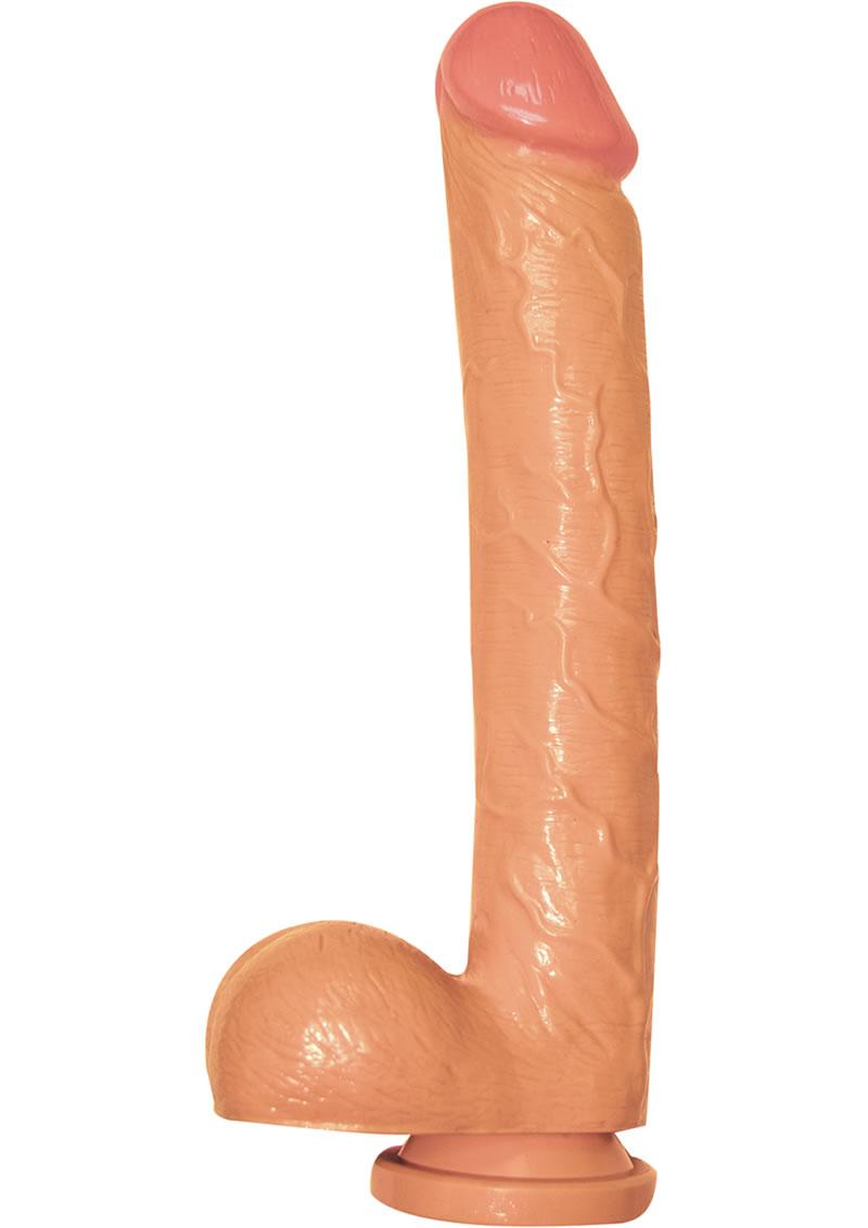 All American Whopper Straight Dong Waterproof Flesh 11 Inch
