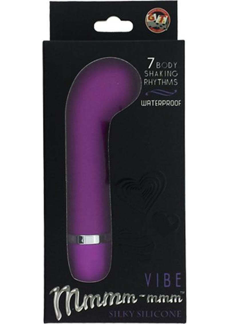 Mmmm Mmm Silicone G Vibe Waterproof Purple 5 Inch