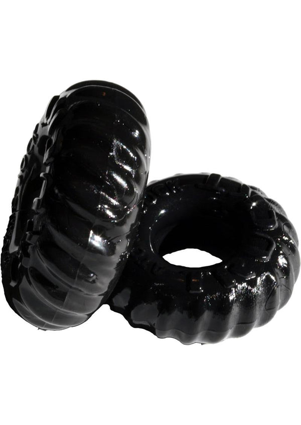 Oxballs Truckt Cock Ring (2 Pack) - Black