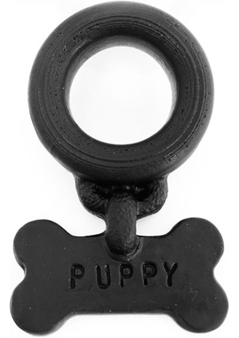 Oxballs Puppy Silicone Cock Ring - Black