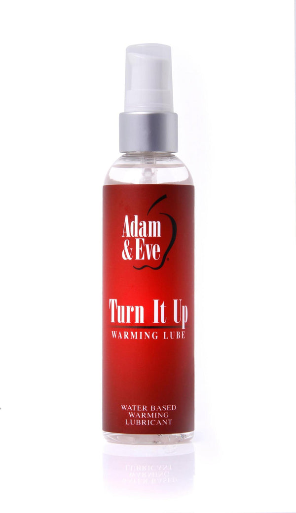 Adam & Eve Turn It Up Warming Lube Water Based 4 Ounce