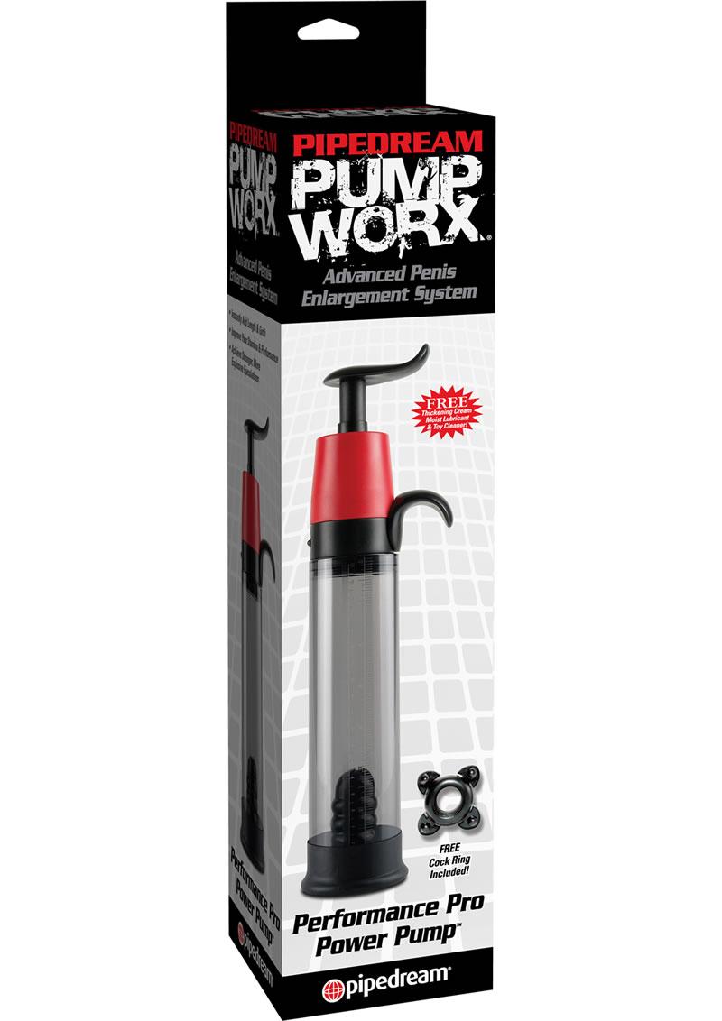 Pump Worx Performance Pro Power Pump Advanced Penis Enlargement System - Smoke And Black