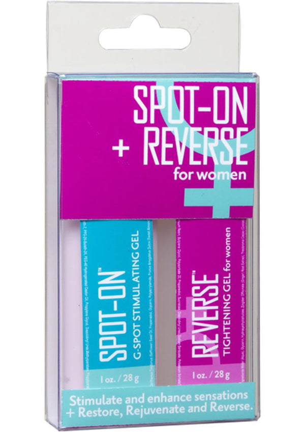 Spot On & Reverse For Women Stimulant And Enhancer Kit (2 Per Set)