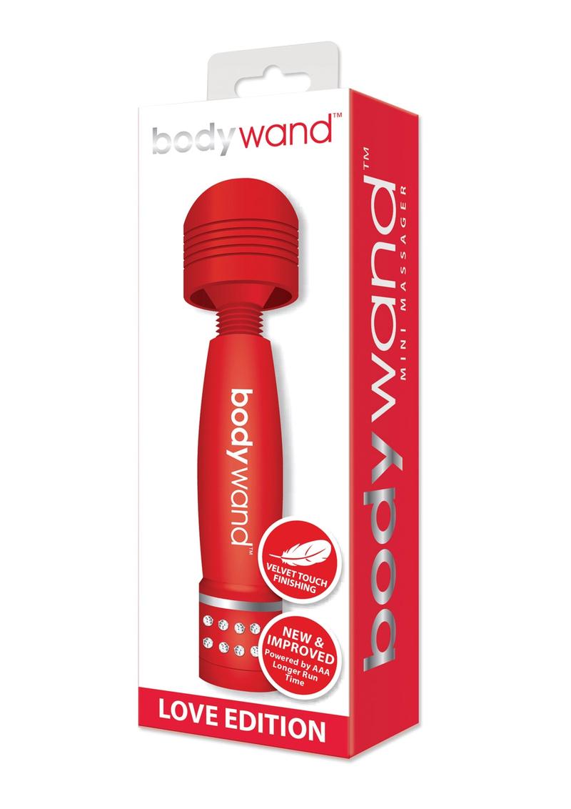Bodywand Mini Love Edition Body Massager Red 4 Inch