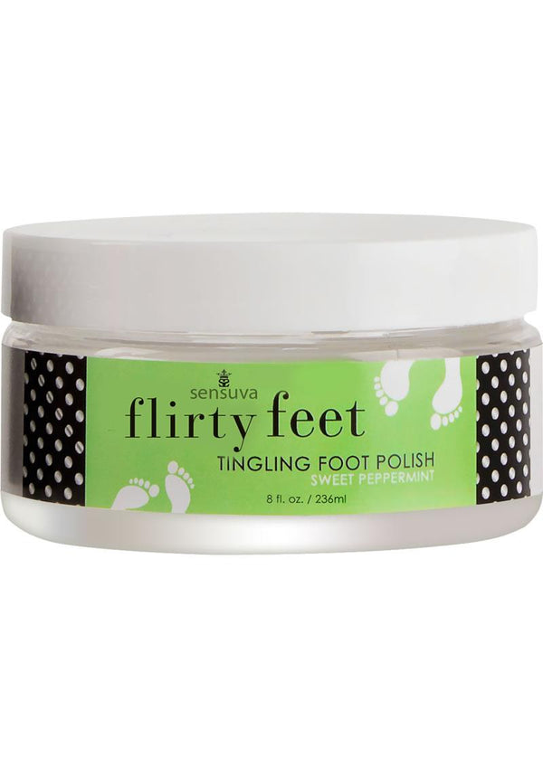 Flirty Feet Tingling Foot Polish Sweet Peppermint 8oz
