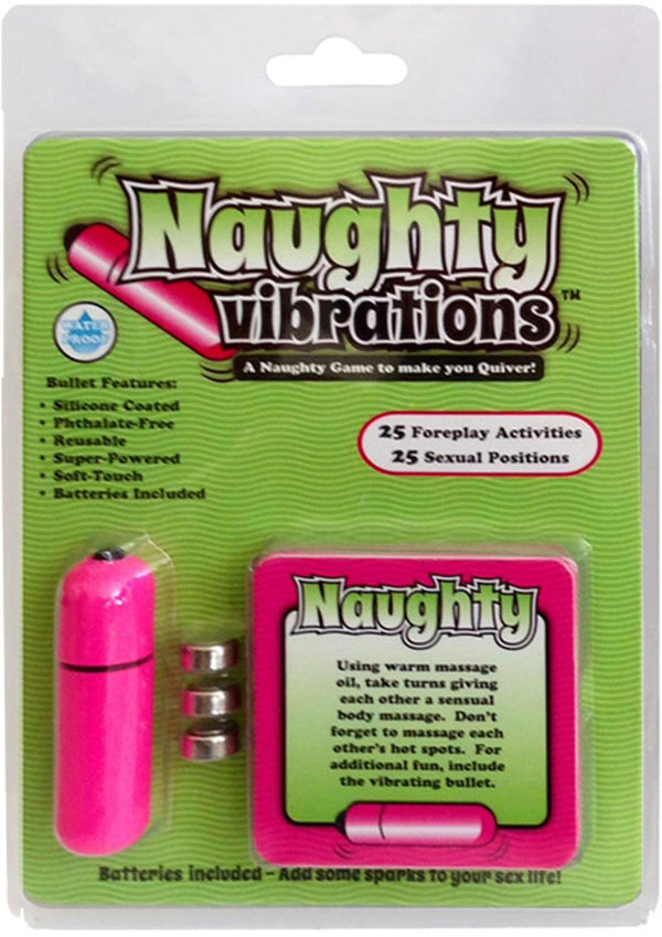 Naughty Vibrations Game With Waterproof Bullet