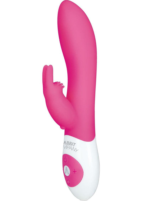 The Classic Rabbit Rechargeable Silicone Vibrator Waterproof Pink