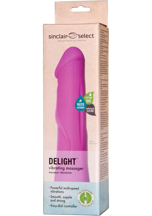 Sinclair Select Delight Silicone Vibrating Massager - Pink