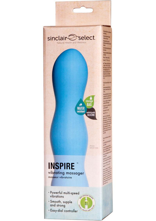 Sinclair Select Inspire Silicone Vibrating Massager - Blue