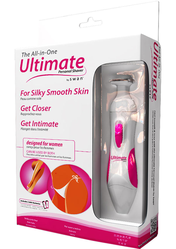 Swan The All In One Ultimate Personal Shaver Kit For Women -Pink/White