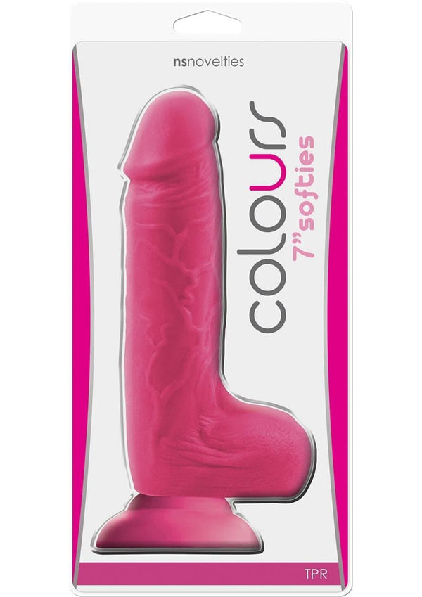 Colours Softies Dildo 7in - Pink