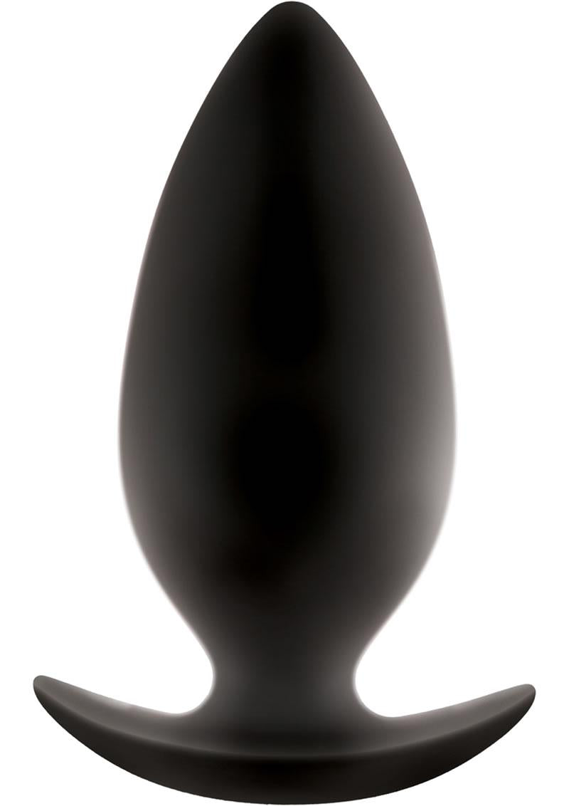 Renegade Spade Silicone Anal Plug Large Black