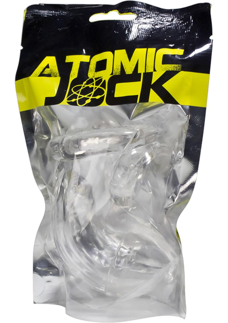 Oxballs Atomic Jock Cock-Lock Cock Cage - Clear