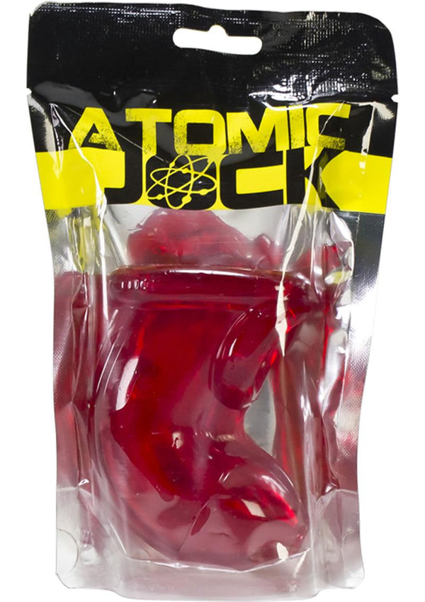 Oxballs Atomic Jock Cock-Lock Cock Cage - Red