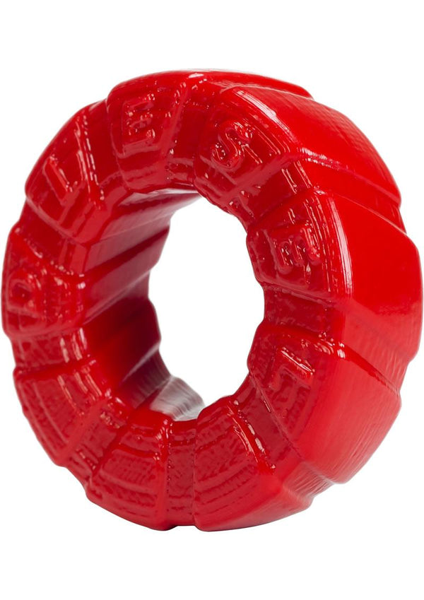 Oxballs Diesel Silicone Cock Ring - Red