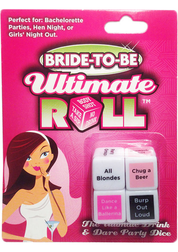 Bride To Be Ultimate Roll Drink And Dare Party Dice Game