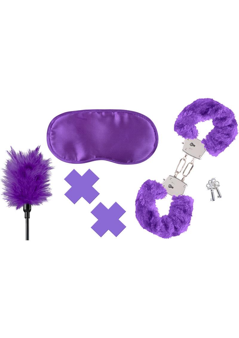 Fetish Fantasy Series Limited Edition Purple Pleasure (4 Piece Kit) - Purple