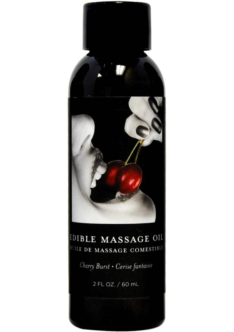 Earthly Body Earthly Body Edible Massage Oil Cherry Burst 2oz