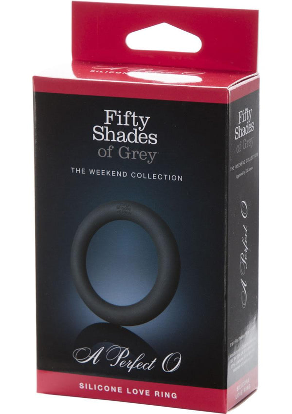 Fifty Shades of Grey A Perfect O Silicone Cock Ring - Silver