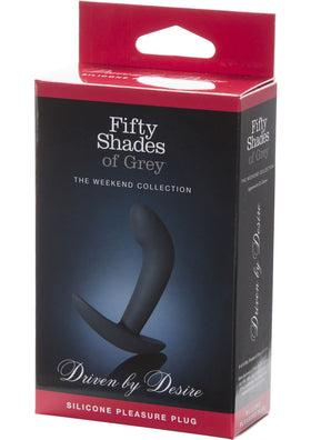 Fifty Shades Of Grey Driven By Desire Silicone Anal Plug Black
