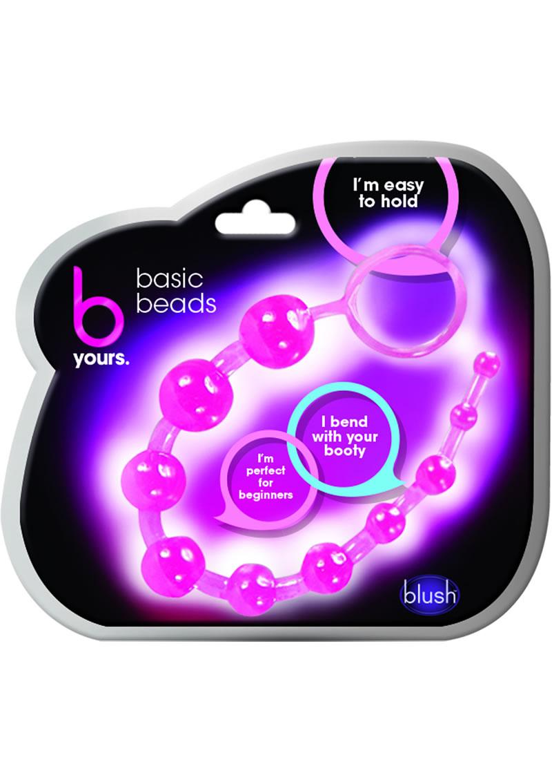 B Yours Basic Beads Pink 12.75 Inch