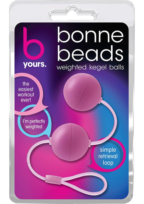 B Yours Bonne Beads Weighted Kegal Balls - Pink