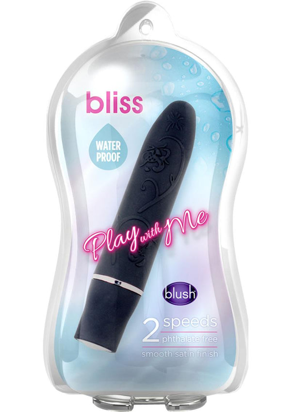Rose Bliss Vibrator - Black