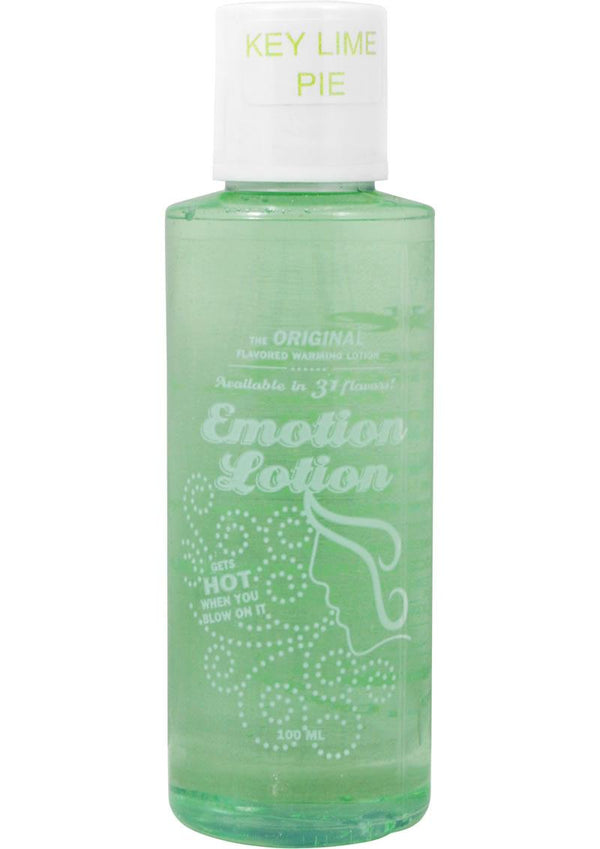 Emotion Lotion Flavored Water Based Warming Lotion Key Lime Pie 4 Ounce