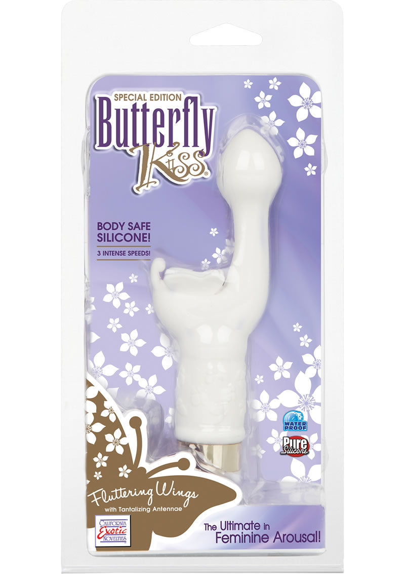 Butterfly Kiss Special Edition Silicone Vibrator White