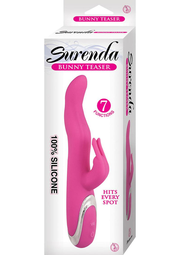 Surenda Bunny Teaser Silicone Vibrator - Pink