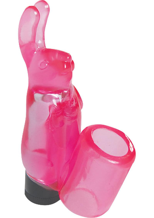 Minx Mini Bunny Finger Vibe Waterproof Pink 3.5 Inch