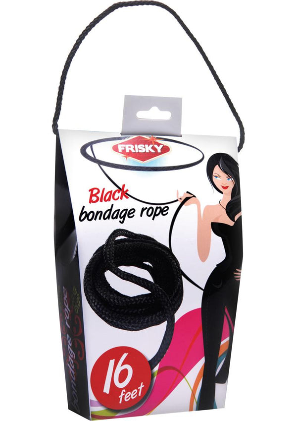 Frisky Black Bondage Rope