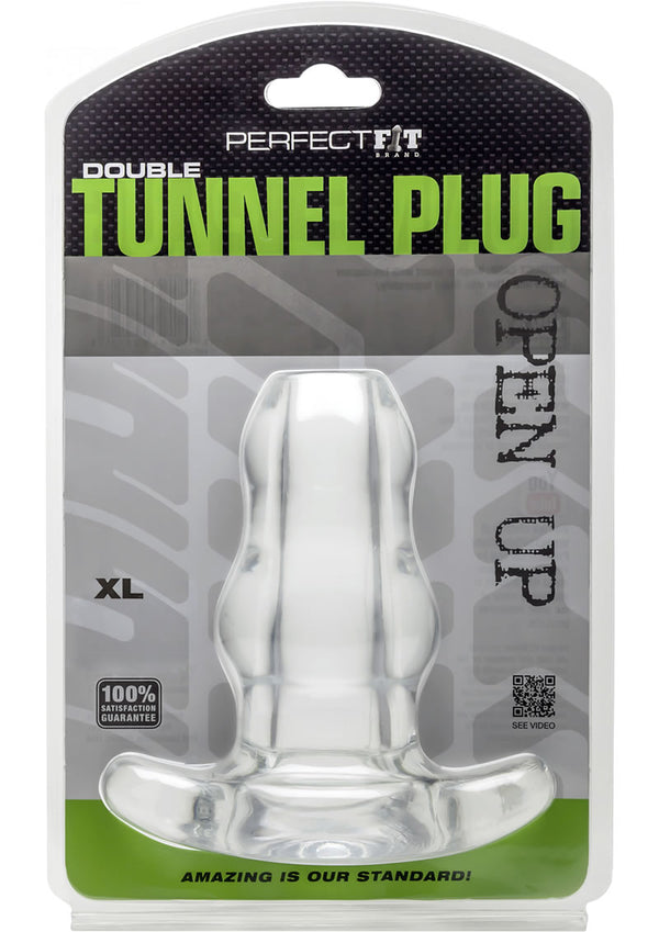 Perfect Fit Double Tunnel Plug - XL - Clear