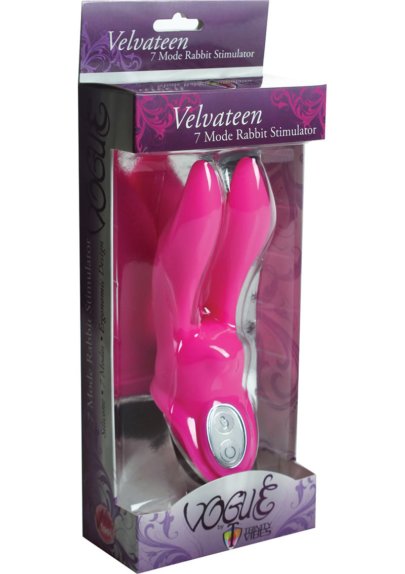 Vogue Velvateen - Ergo Silicone Stimulator - Pink