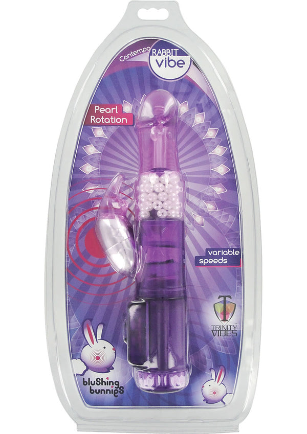 Trinity Vibes Contempo Rabbit Vibrator Purple