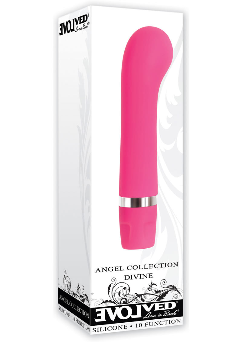 Angel Collection Divine Silicone G-Spot Vibrator - Pink